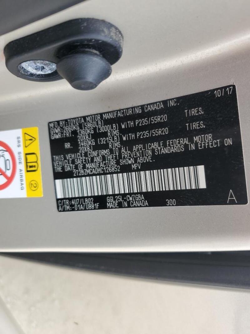2017 LEXUS RX 350 BASE - 2T2BZMCA0HC126852 | SeoVin.biz