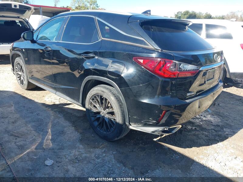 2017 LEXUS RX 350 F SPORT - 2T2ZZMCA0HC037636 | SeoVin.biz