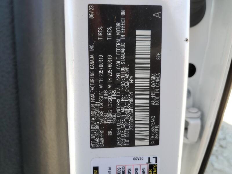 2023 LEXUS RX 350H BASE - 2T2BBMCA6PC018061 | SeoVin.biz