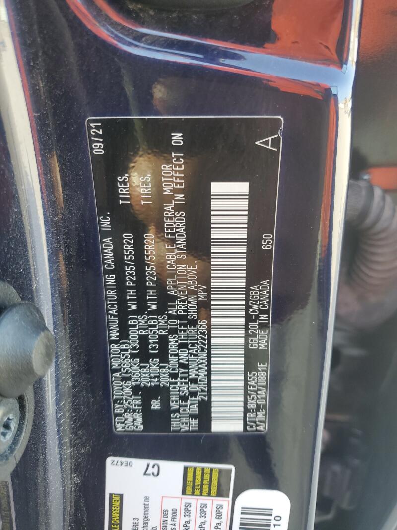 2022 LEXUS RX 350 - 2T2HZMAAXNC222366 | SeoVin.biz