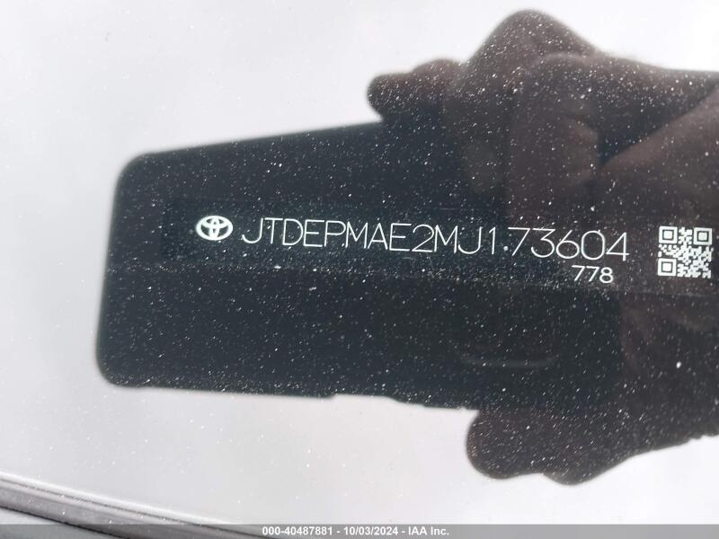 2021 TOYOTA COROLLA LE - JTDEPMAE2MJ173604 | SeoVin.biz