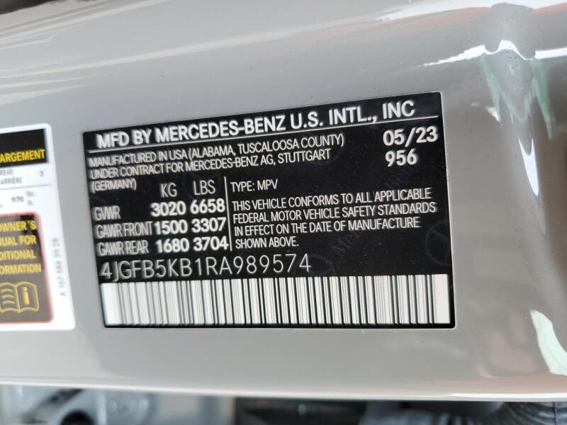 2024 MERCEDES-BENZ GLE 450 4MATIC - 4JGFB5KB1RA989574 | SeoVin.biz