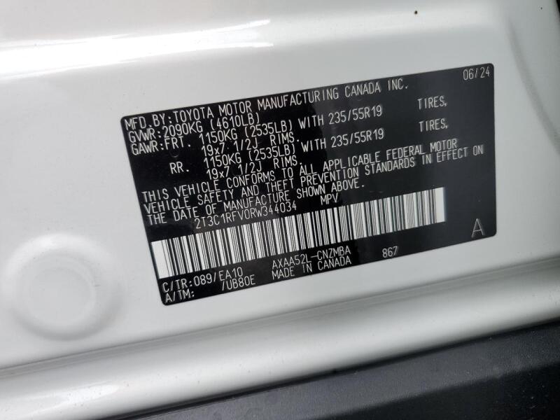 2024 TOYOTA RAV4 XLE PREMIUM - 2T3C1RFV0RW344034 | SeoVin.biz