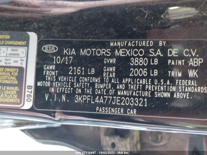 2018 KIA FORTE LX - 3KPFL4A77JE203321 | SeoVin.biz