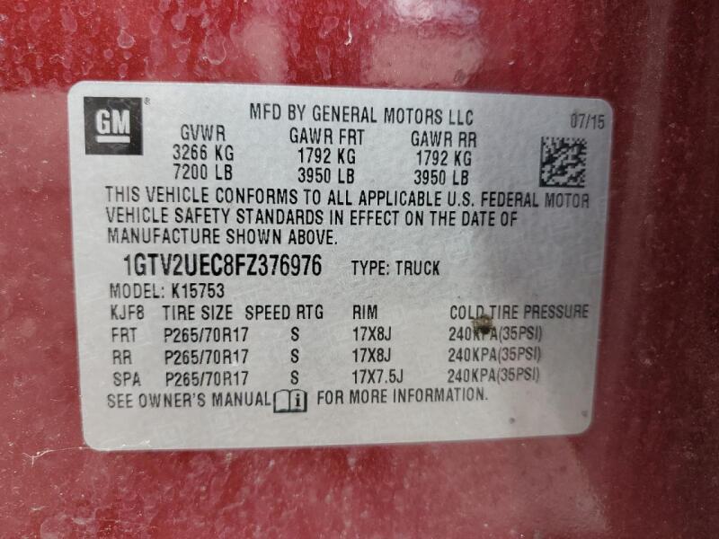 1GTV2UEC8FZ376976