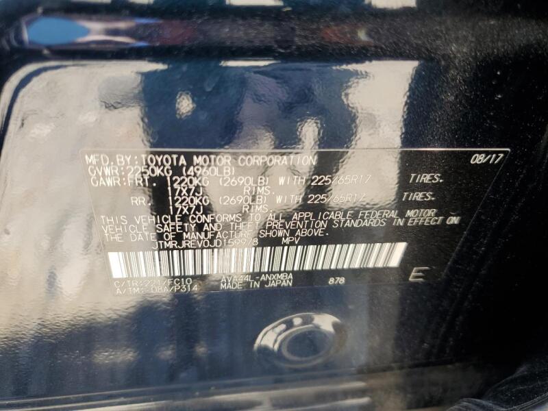 2018 TOYOTA RAV4 HV LE - JTMRJREV0JD159978 | SeoVin.biz