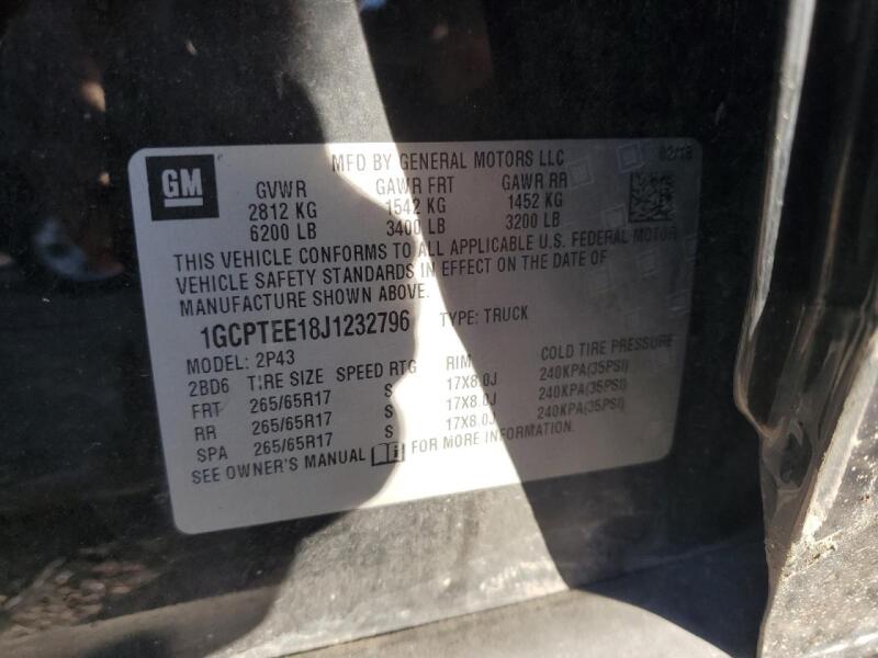 2018 CHEVROLET COLORADO ZR2 - 1GCPTEE18J1232796 | SeoVin.biz