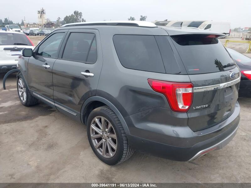 2017 FORD EXPLORER LIMITED - 1FM5K7FH5HGC55716 | SeoVin.biz