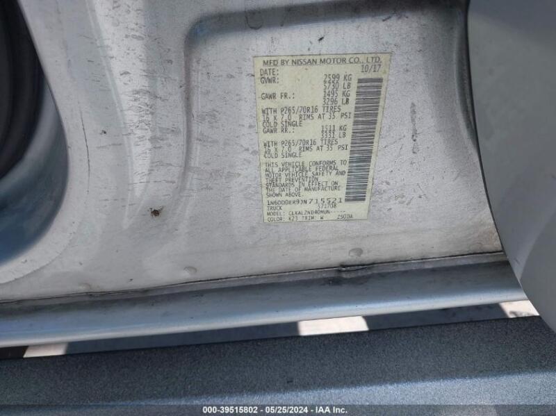 2018 NISSAN FRONTIER SV - 1N6DD0ER9JN715521 | SeoVin.biz