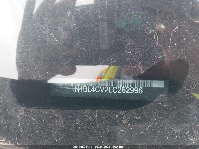 2020 NISSAN ALTIMA SR FWD - 1N4BL4CV2LC262996 | SeoVin.biz