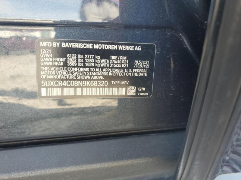 2022 BMW X5 SDRIVE 40I - 5UXCR4C08N9K68320 | SeoVin.biz