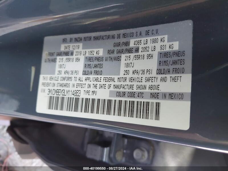 2020 MAZDA CX-30 PREMIUM PACKAGE - 3MVDMBEM3LM114863 | SeoVin.biz