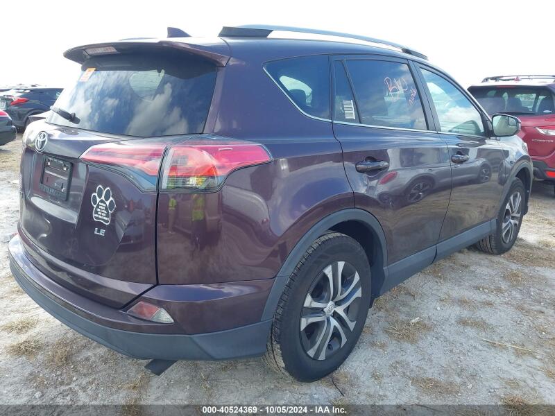 2018 TOYOTA RAV4 LE - 2T3ZFREV6JW450747 | SeoVin.biz