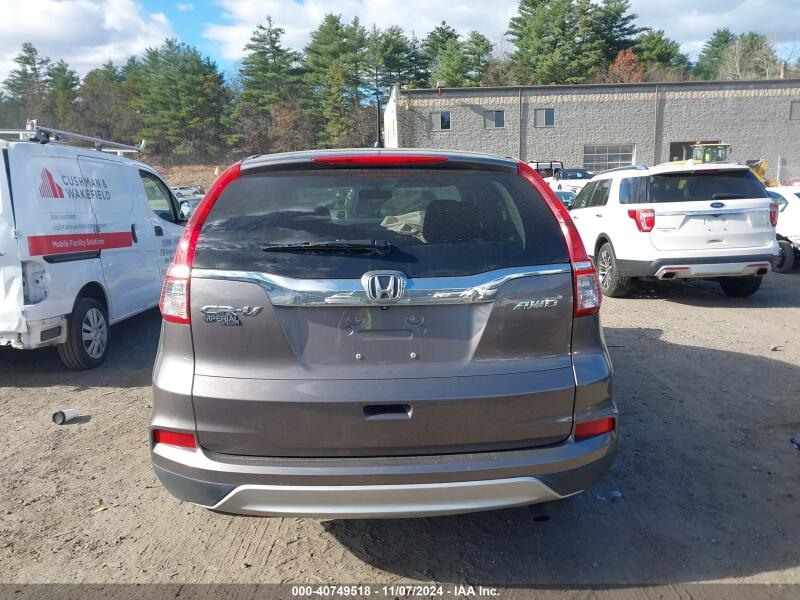 2015 HONDA CR-V EX - 5J6RM4H55FL028378 | SeoVin.biz