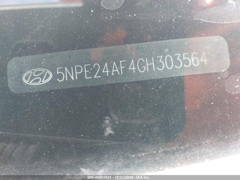 2016 HYUNDAI SONATA SE - 5NPE24AF4GH303564 | SeoVin.biz