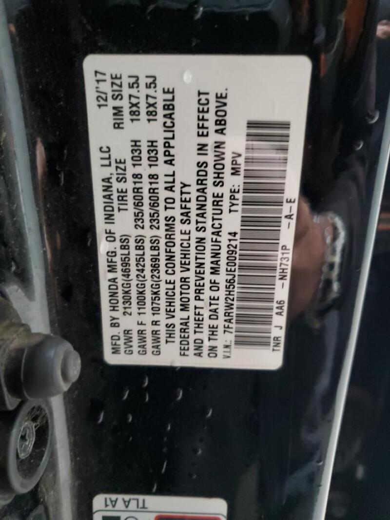 2018 HONDA CR-V EX - 7FARW2H56JE009214 | SeoVin.biz