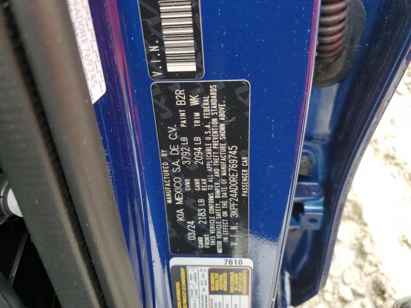 2024 KIA FORTE LX - 3KPF24AD0RE769745 | SeoVin.biz