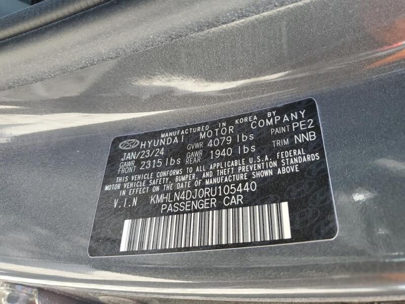 2024 HYUNDAI ELANTRA LIMITED - KMHLN4DJ0RU105440 | SeoVin.biz