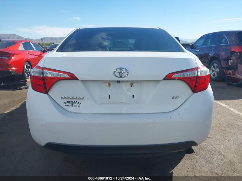 2016 TOYOTA COROLLA LE - 2T1BURHE2GC711183 | SeoVin.biz