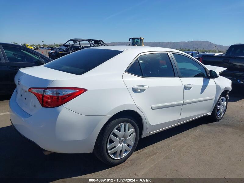 2016 TOYOTA COROLLA LE - 2T1BURHE2GC711183 | SeoVin.biz