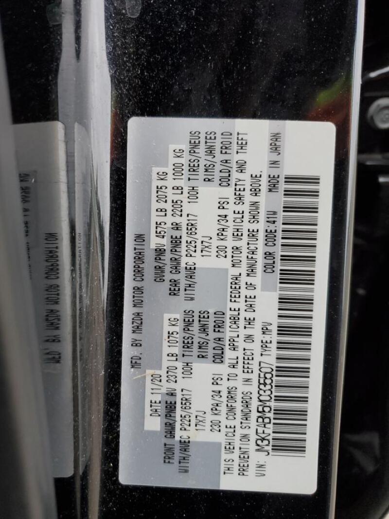 2021 MAZDA CX-5 SPORT - JM3KFABM5M0335507 | SeoVin.biz