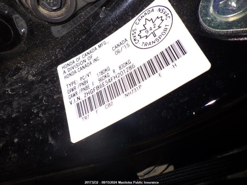 2015 HONDA CIVIC SI - 2HGFB6E54FH201286 | SeoVin.biz