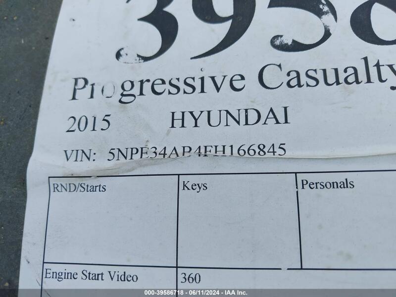 2015 HYUNDAI SONATA LIMITED 2.0T - 5NPE34AB4FH166845 | SeoVin.biz