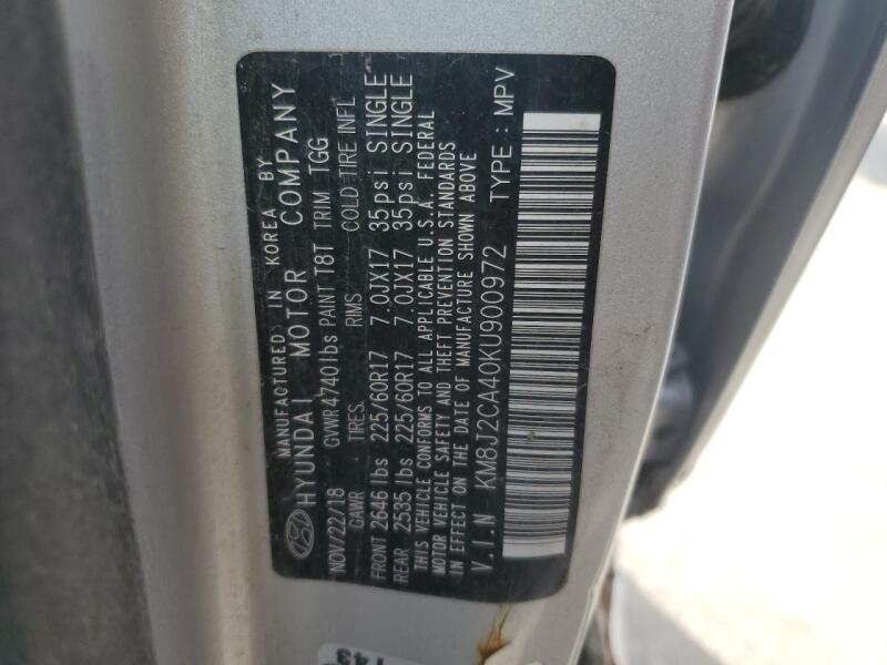 2019 HYUNDAI TUCSON SE - KM8J2CA40KU900972 | SeoVin.biz
