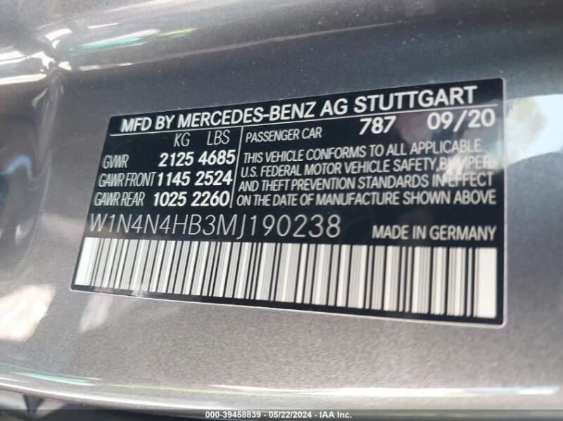 2021 MERCEDES-BENZ GLA 250 4MATIC - W1N4N4HB3MJ190238 | SeoVin.biz