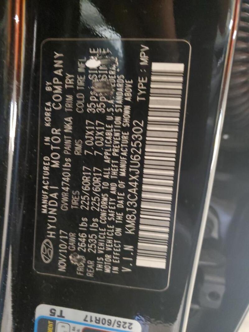2018 HYUNDAI TUCSON SEL - KM8J3CA4XJU625302 | SeoVin.biz