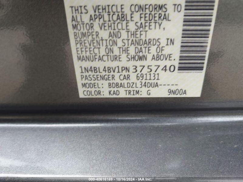 2023 NISSAN ALTIMA S FWD - 1N4BL4BV1PN375740 | SeoVin.biz