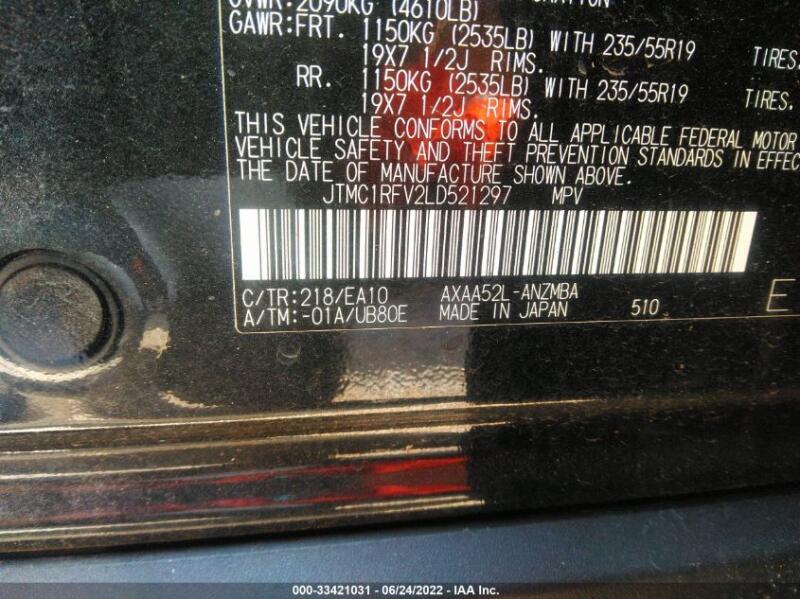 2020 TOYOTA RAV4 XLE PREMIUM - JTMC1RFV2LD521297 | SeoVin.biz