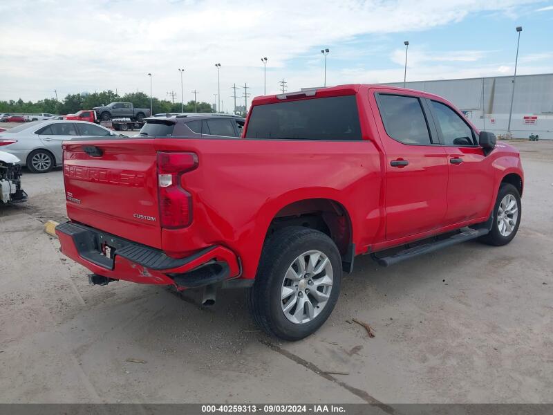 2022 CHEVROLET SILVERADO C1500 CUSTOM - 1GCPABEK6NZ624583 | SeoVin.biz