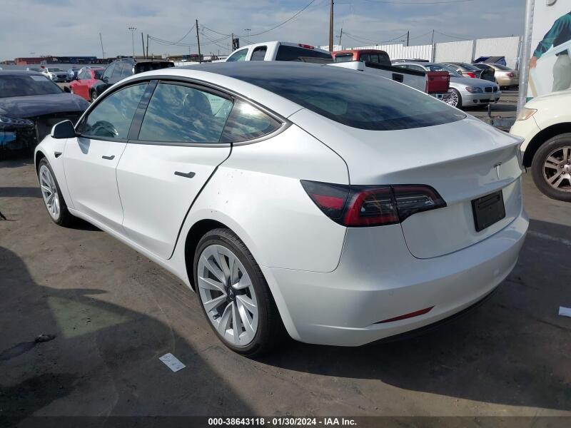 2022 TESLA MODEL 3 LONG RANGE DUAL MOTOR ALL-WHEEL DRIVE - 5YJ3E1EB3NF298938 | SeoVin.biz