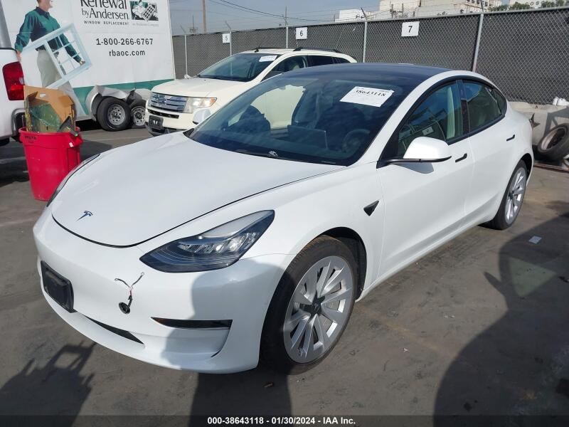 2022 TESLA MODEL 3 LONG RANGE DUAL MOTOR ALL-WHEEL DRIVE - 5YJ3E1EB3NF298938 | SeoVin.biz