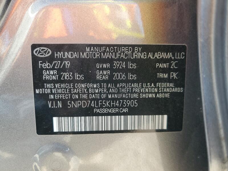5NPD74LF5KH473905