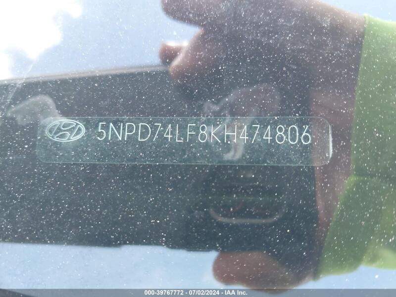 2019 HYUNDAI ELANTRA SE - 5NPD74LF8KH474806 | SeoVin.biz