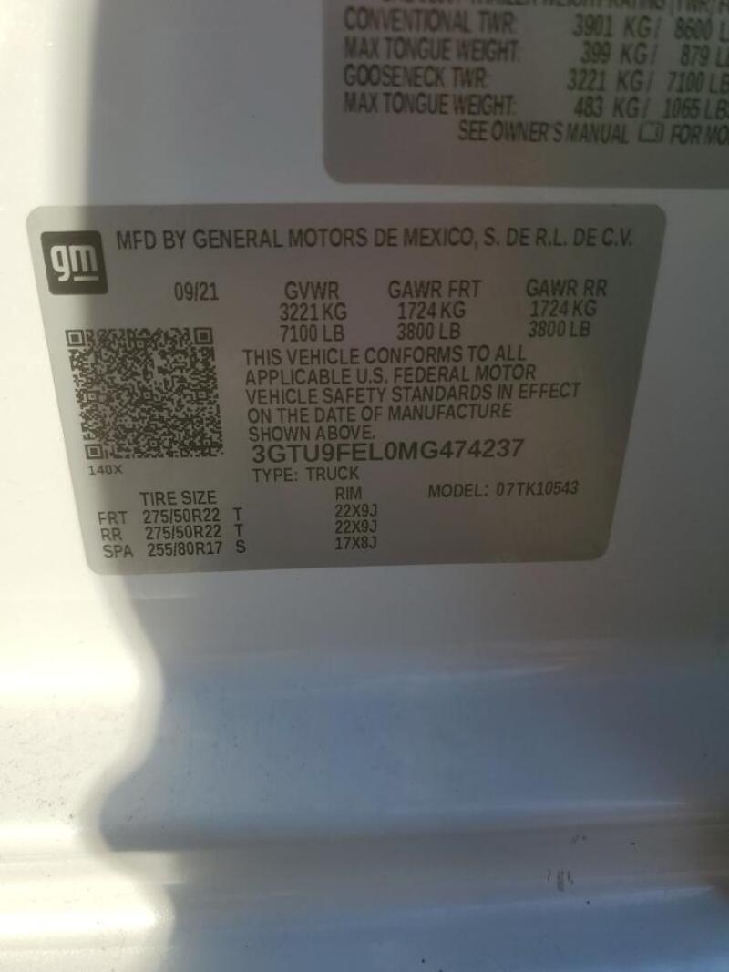 2021 GMC SIERRA K1500 DENALI - 3GTU9FEL0MG474237 | SeoVin.biz