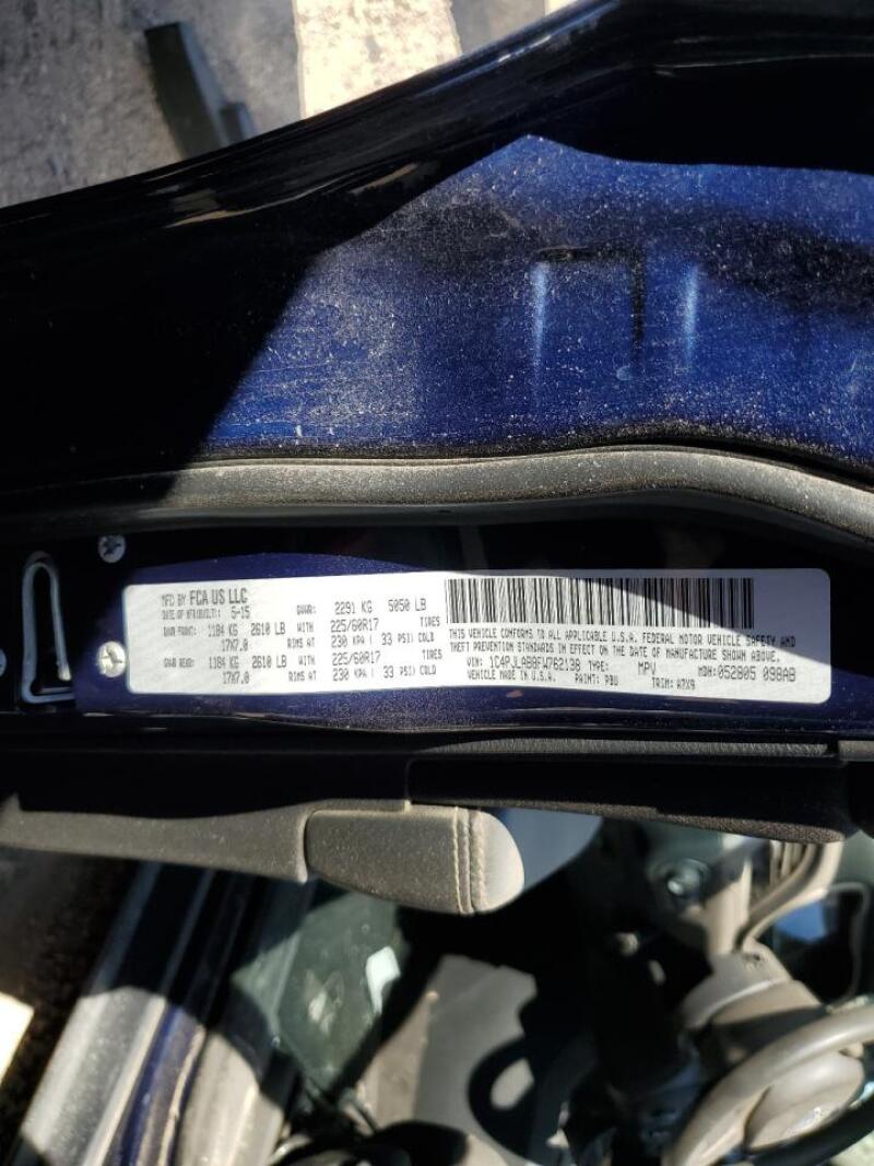 2015 JEEP CHEROKEE SPORT - 1C4PJLAB8FW762138 | SeoVin.biz