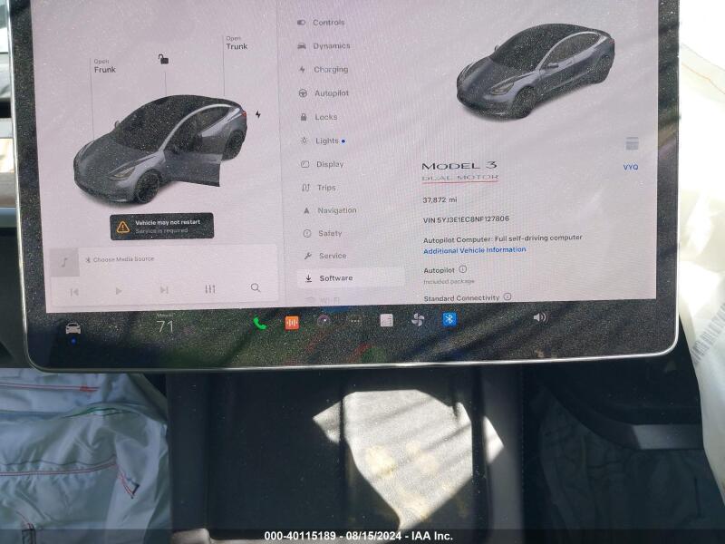 2022 TESLA MODEL 3 PERFORMANCE DUAL MOTOR ALL-WHEEL DRIVE - 5YJ3E1EC8NF127806 | SeoVin.biz