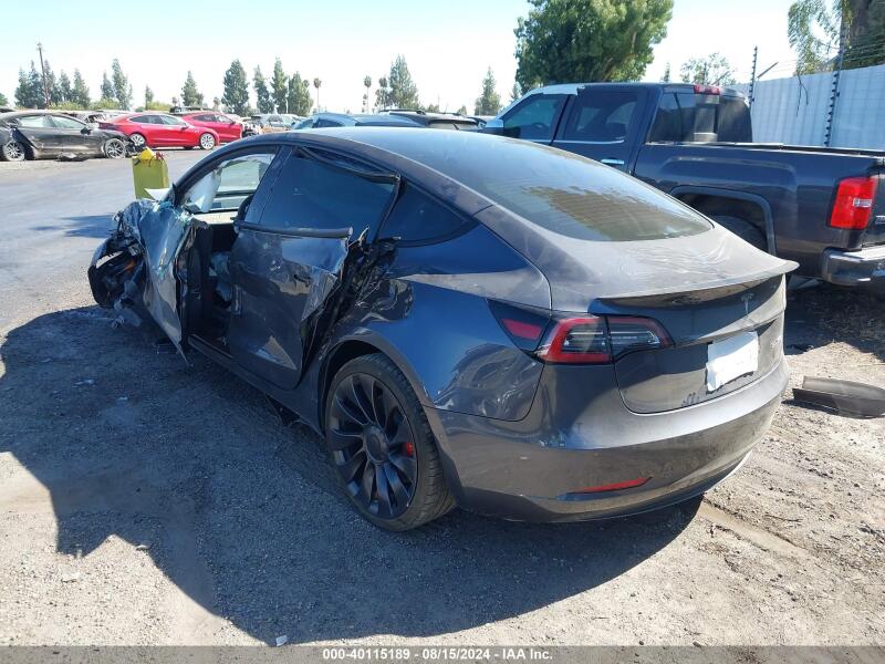 2022 TESLA MODEL 3 PERFORMANCE DUAL MOTOR ALL-WHEEL DRIVE - 5YJ3E1EC8NF127806 | SeoVin.biz