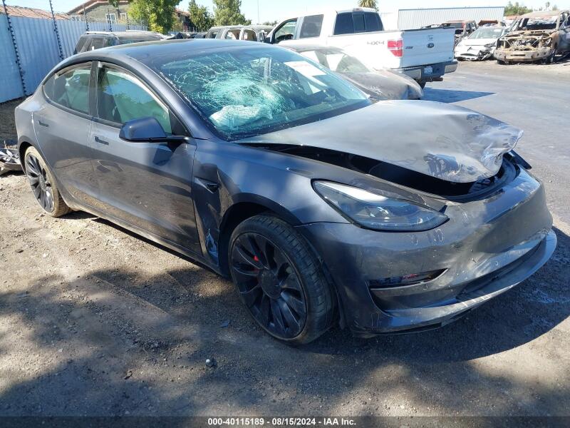 2022 TESLA MODEL 3 PERFORMANCE DUAL MOTOR ALL-WHEEL DRIVE - 5YJ3E1EC8NF127806 | SeoVin.biz