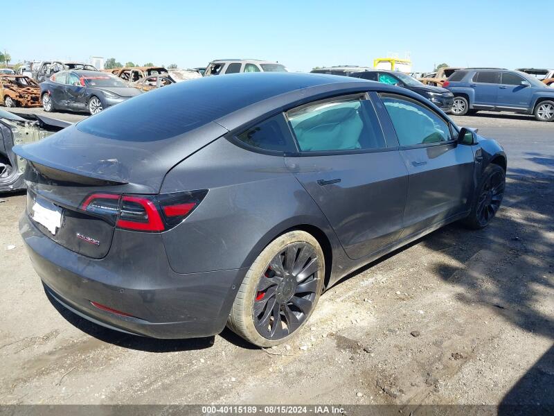 2022 TESLA MODEL 3 PERFORMANCE DUAL MOTOR ALL-WHEEL DRIVE - 5YJ3E1EC8NF127806 | SeoVin.biz