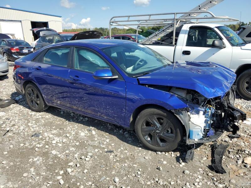 2022 HYUNDAI ELANTRA BLUE - KMHLM4AJ6NU030485 | SeoVin.biz
