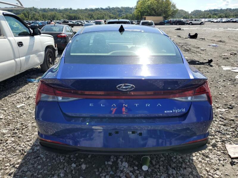 2022 HYUNDAI ELANTRA BLUE - KMHLM4AJ6NU030485 | SeoVin.biz