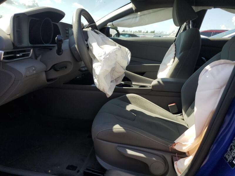 2022 HYUNDAI ELANTRA BLUE - KMHLM4AJ6NU030485 | SeoVin.biz