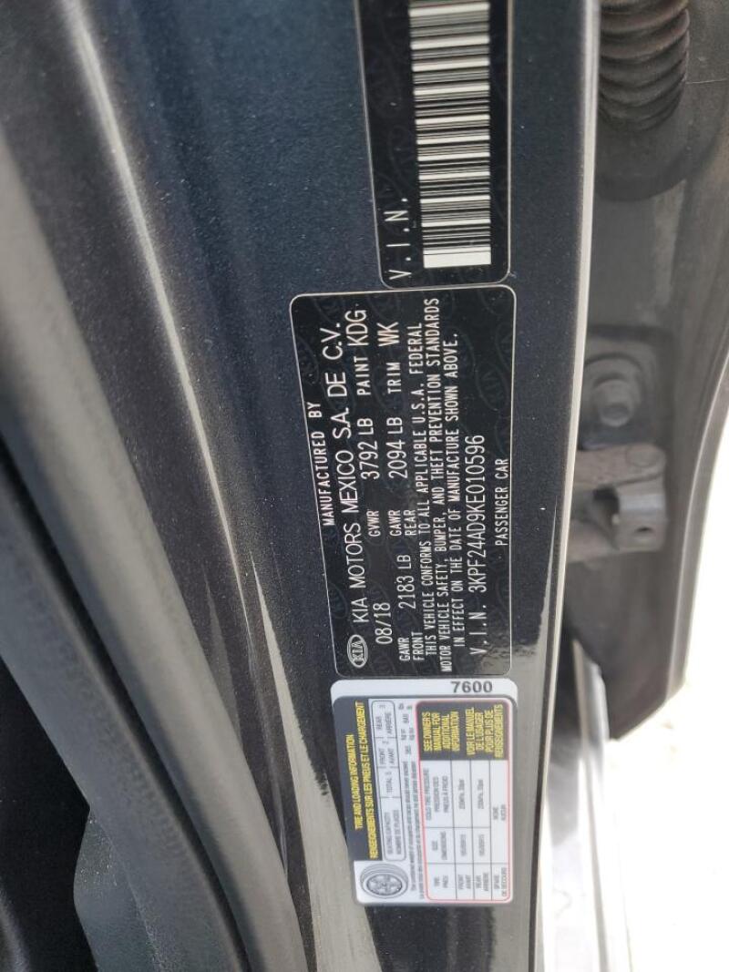 2019 KIA FORTE FE - 3KPF24AD9KE010596 | SeoVin.biz