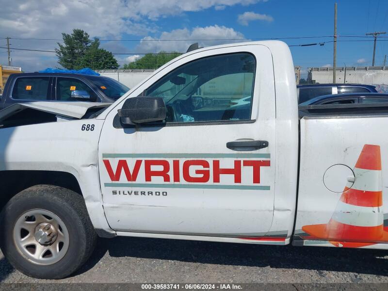 2018 CHEVROLET SILVERADO 1500 WT - 1GCNCNEH8JZ221853 | SeoVin.biz
