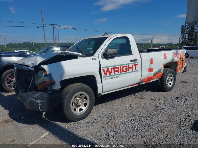 2018 CHEVROLET SILVERADO 1500 WT - 1GCNCNEH8JZ221853 | SeoVin.biz