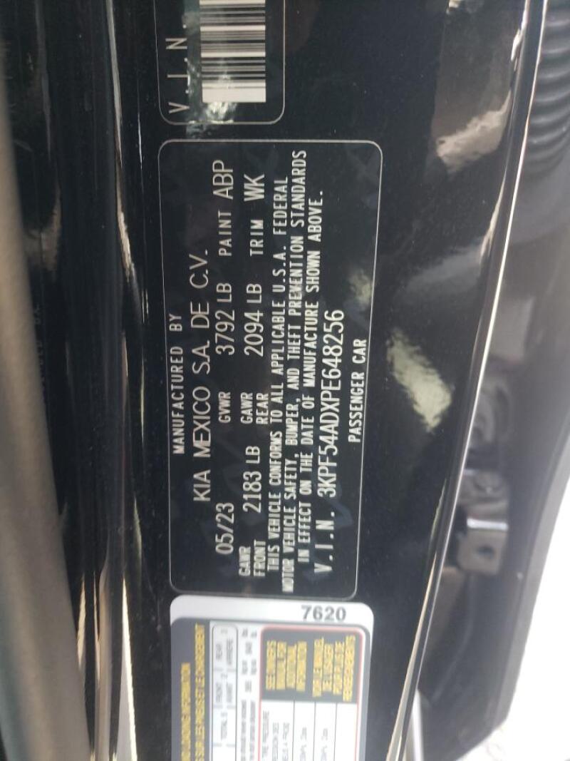 2023 KIA FORTE GT LINE - 3KPF54ADXPE648256 | SeoVin.biz